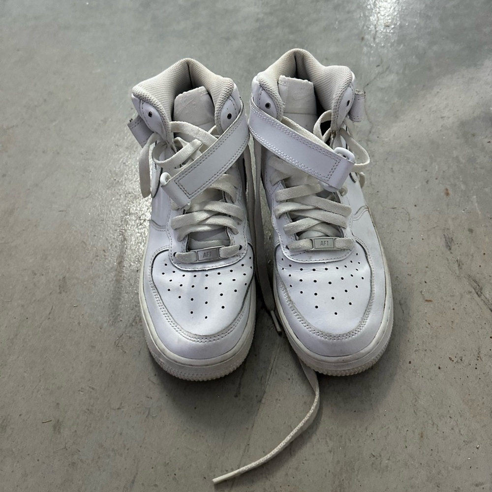 Nike White High-Top Sneakers